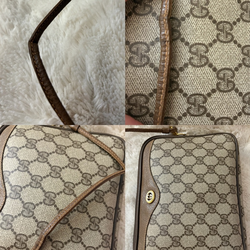 GUCCI monogram interlocking Auth VTG Clutch Crossbody Shoulder Bag💫 - Picture 17 of 17